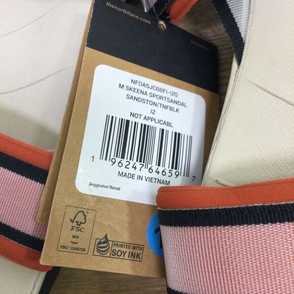 The North Face Mens Skeena Sport Sandals Sandstone-tnf Black Multi Size 12 NWT main image 5
